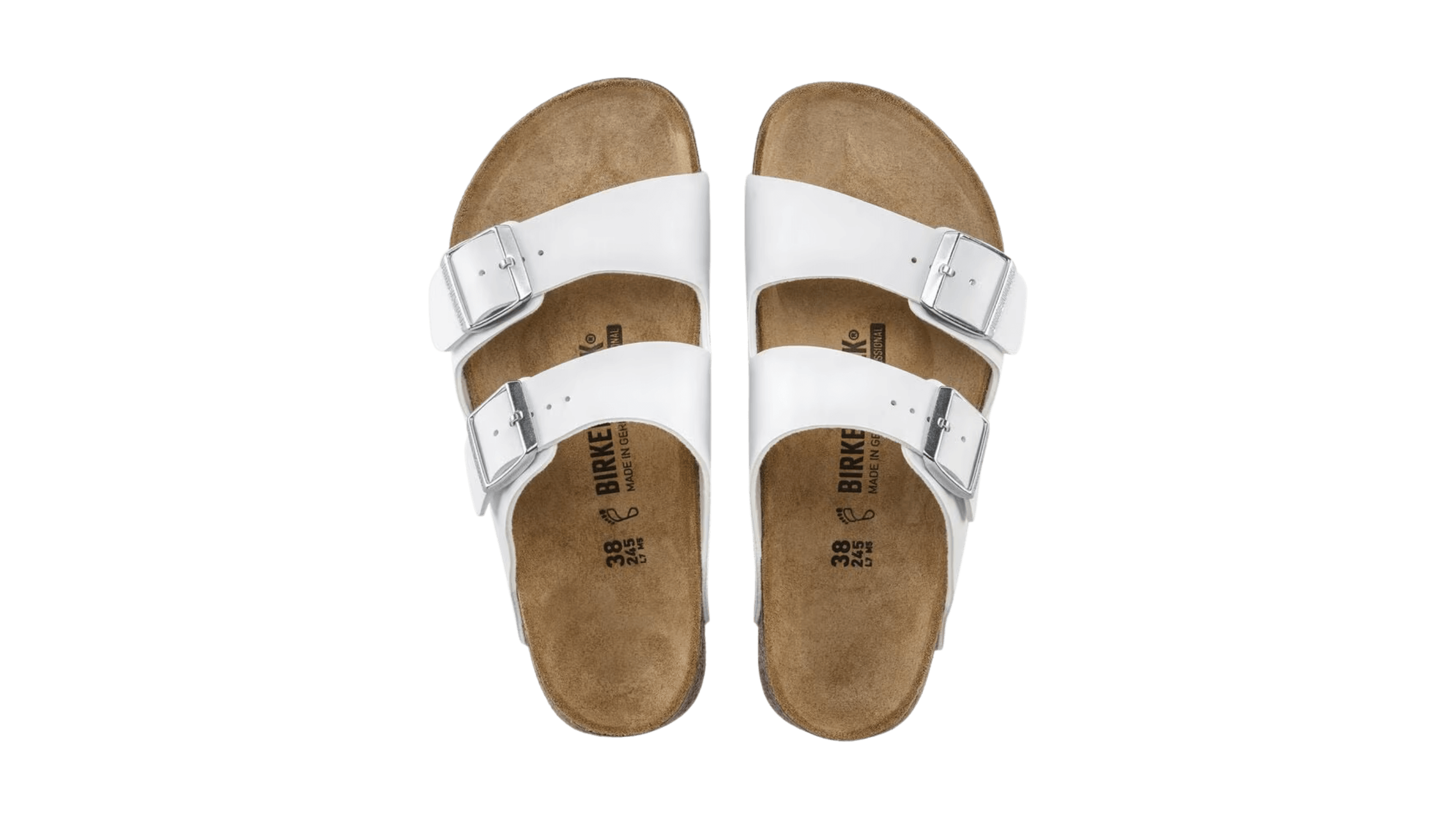 Sandalen "Arizona SL Birkenstock", weiss – Bild 3