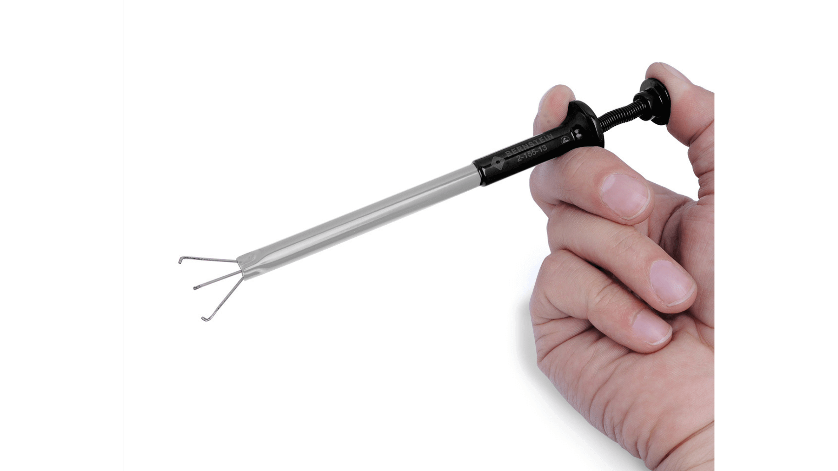 ESD Krallengreifer mit 3 gehärteten Greifkrallen, ableitfähig - 2-155-13 – Bild 2