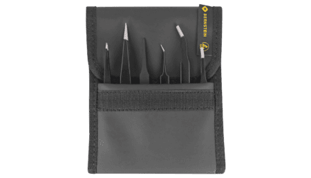 ESD SMD tweezers set 6 pcs
