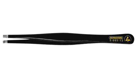 ESD SMD tweezers 120mm shape 50 stainless steel tip Ø 0.8x3.0mm