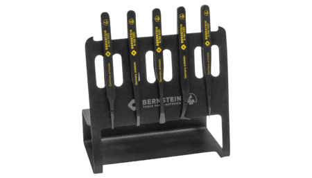 ESD plastic precision tweezers set VARIO 5 pcs.