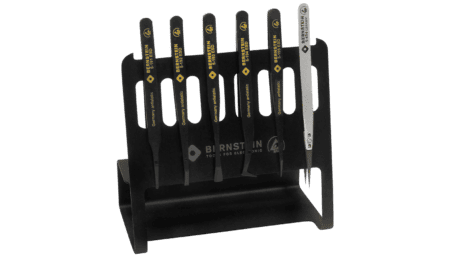 ESD plastic precision tweezers set VARIO 6 pcs.