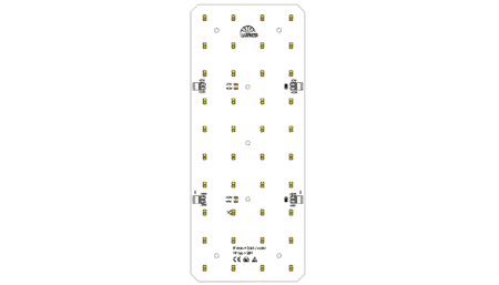 LED module 289x119mm / TW / 2700K &amp; 6500K / CRI>90 / 80LED