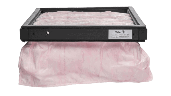Taschenfilter LL 200 V F 7 Oberfläche 0,5 m²