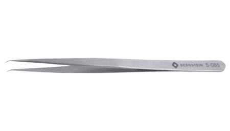 Universal tweezers 140mm shape SSBB stainless steel angle 30° very pointed