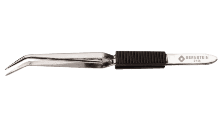 Soldering cross tweezers 160mm shape R29b plastic handle