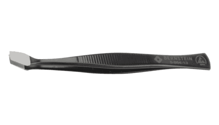 ESD SMD tweezers 105mm shape 46d stainless steel, dissipative