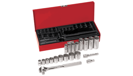 Socket set 3/8-inch, 20-piece