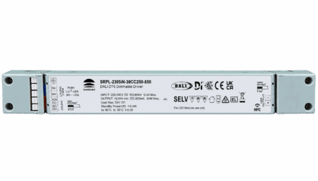 30W DALI2 DT6, D4i, Linearer Konstantstrom LED Treiber, 250-850mA, NFC
