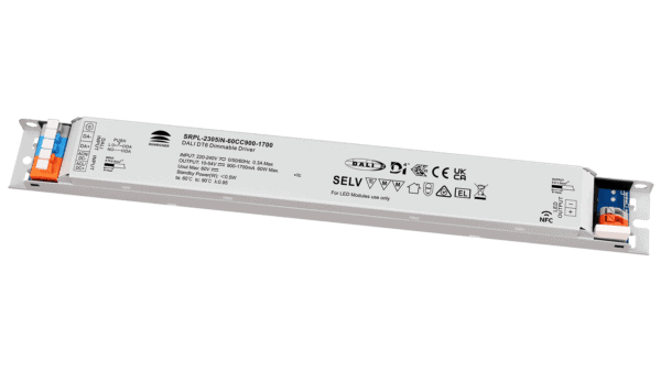 60W DALI2 DT6, D4i, Linearer Konstantstrom LED Treiber, 900-1700mA, NFC – Bild 2