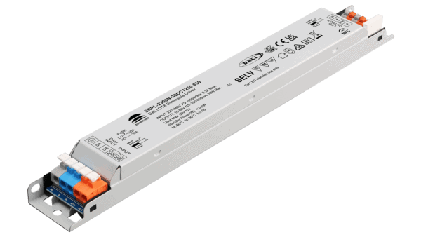 30W DALI2 DT8, AC-PUSH, Tunable white, Linearer Konstantstrom LED Treiber, 250-850mA, NFC