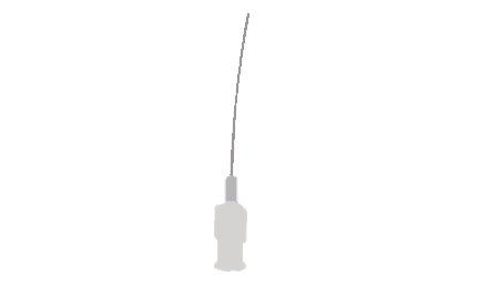 Flexible dosing needles black, 22 gauge (50 pcs)