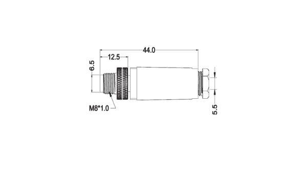 M8 Steckverbinder-Stecker SZ SIGNAL - Image 2