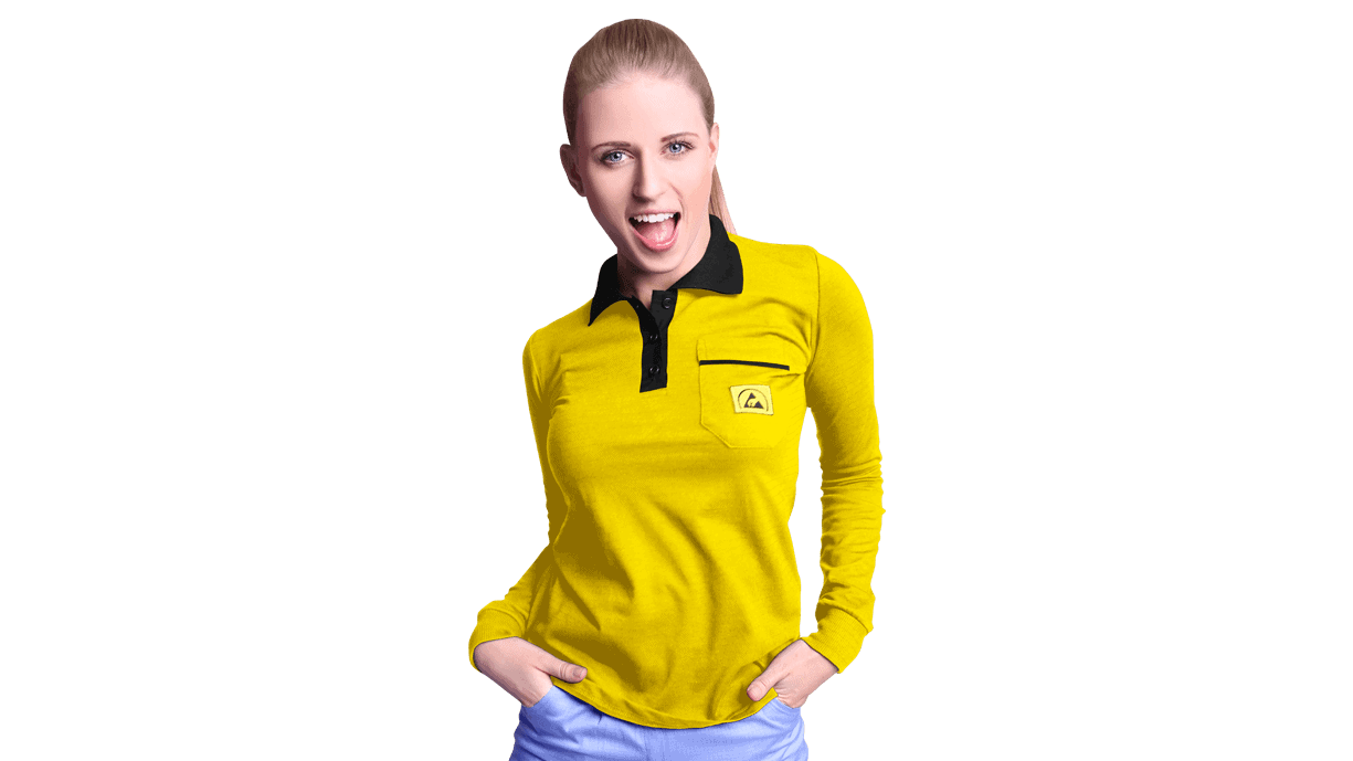 ESD-Polo Longsleeve für Frauen