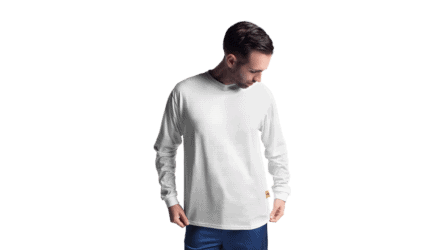 Men's White ESD Sweatshirt