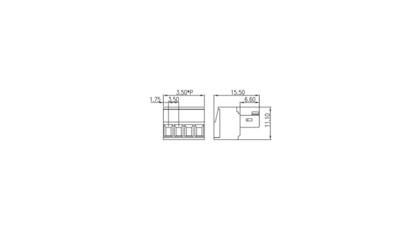 PCB Leiterplatten-Anschlussstecker EC350V-xxP – Bild 2