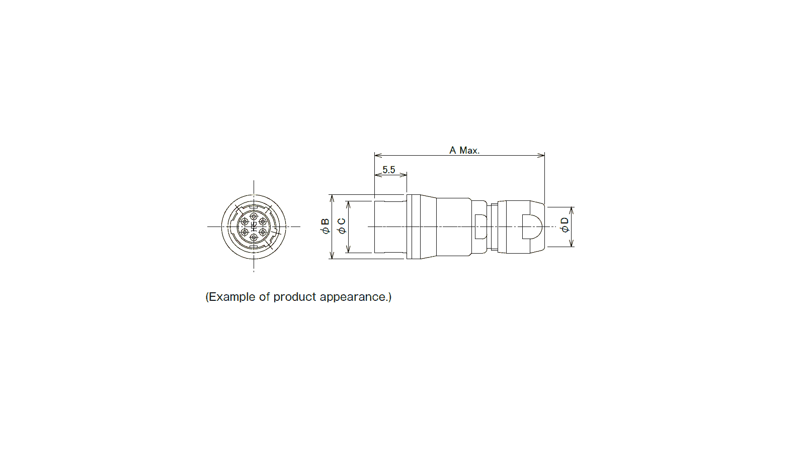 HRS Mini-Kabelsteckverbinder HR10-7J-xx(73) – Bild 2