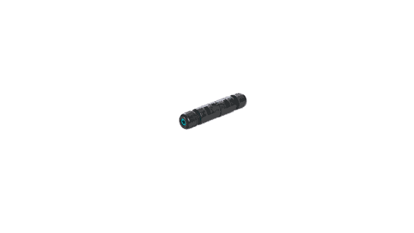Mini-Rundstecker, 3p, Buchse, Schraubanschluss, 0.5-1.5mm2, D7.0-9.5mm, IP40 – Bild 2