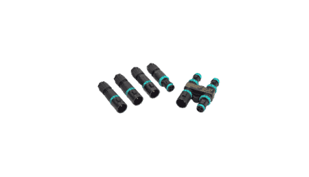 Set: H-Kabelverteiler TH625, 4fach, 2P, Schraubanschluss, D4.0-8.0, IP66/IP68