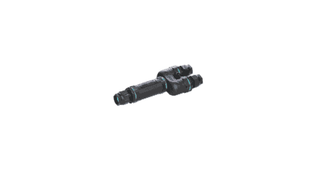 Techno Distributeur de courant triple en Y TH399, 5P, D7.0-13.5, IP68