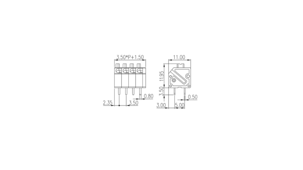 PCB Leiterplatten-Anschlussblock 0137-40xx – Bild 2