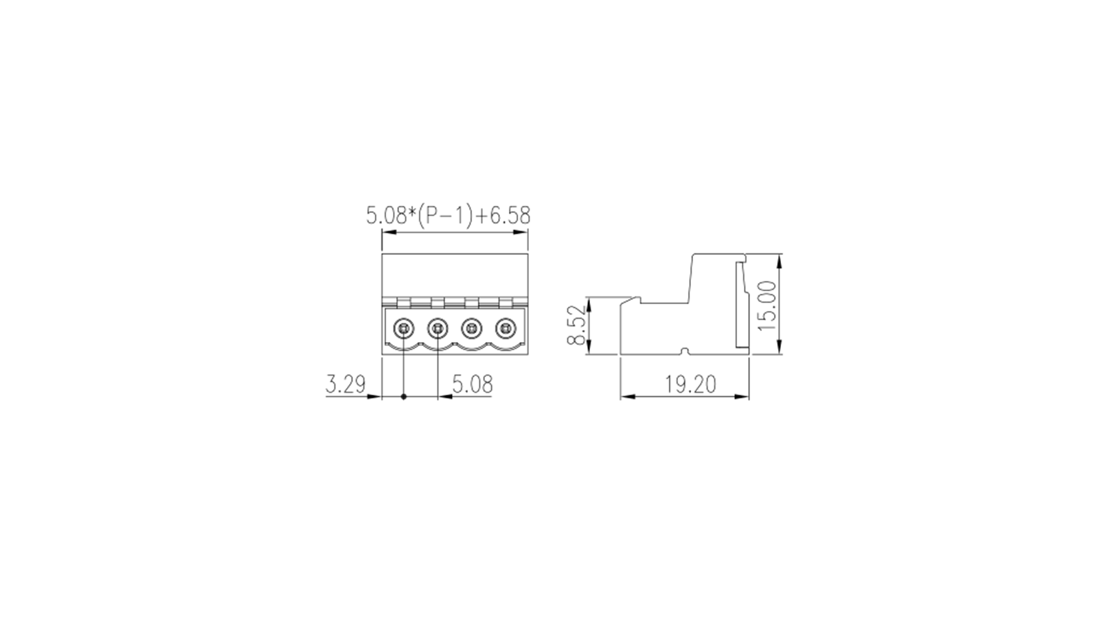 PCB Leiterplatten-Anschlussbuchse 2ESH-xxP – Bild 2
