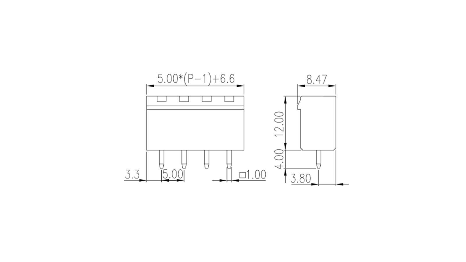 PCB Leiterplatten-Anschlussbuchse 5EHDVC-xxP – Bild 2
