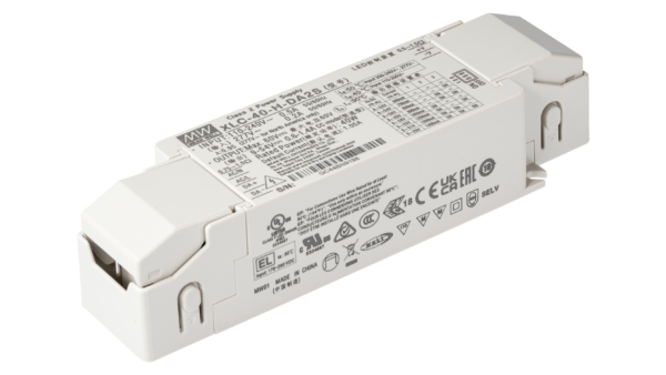 40W LED Betriebsgerät 600mA bis 1400mA/9V...54V, DALI2, AC Push,  Independent