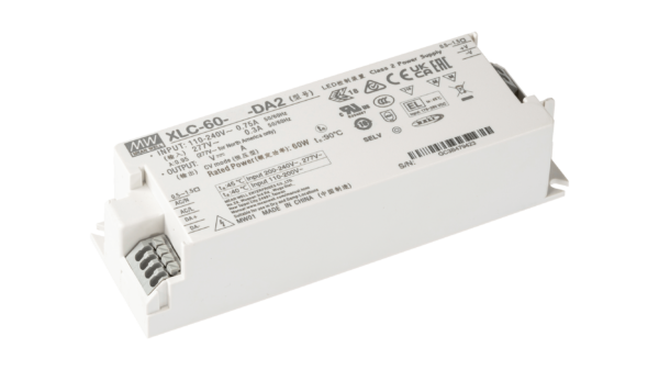 60W LED Betriebsgerät 24V/2.5A, DALI2, AC Push