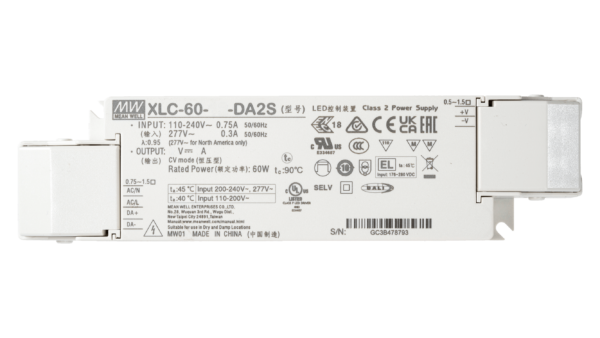 60W LED Betriebsgerät 24V/2.5A, DALI2, AC Push, Independent – Bild 2