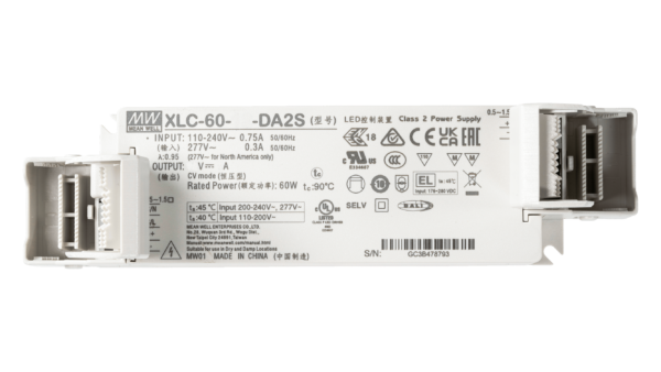 60W LED Betriebsgerät 24V/2.5A, DALI2, AC Push, Independent – Bild 3
