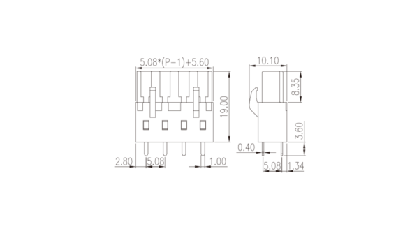 PCB Leiterplatten-Anschlussstecker 2ESDCV-xxP - Image 2