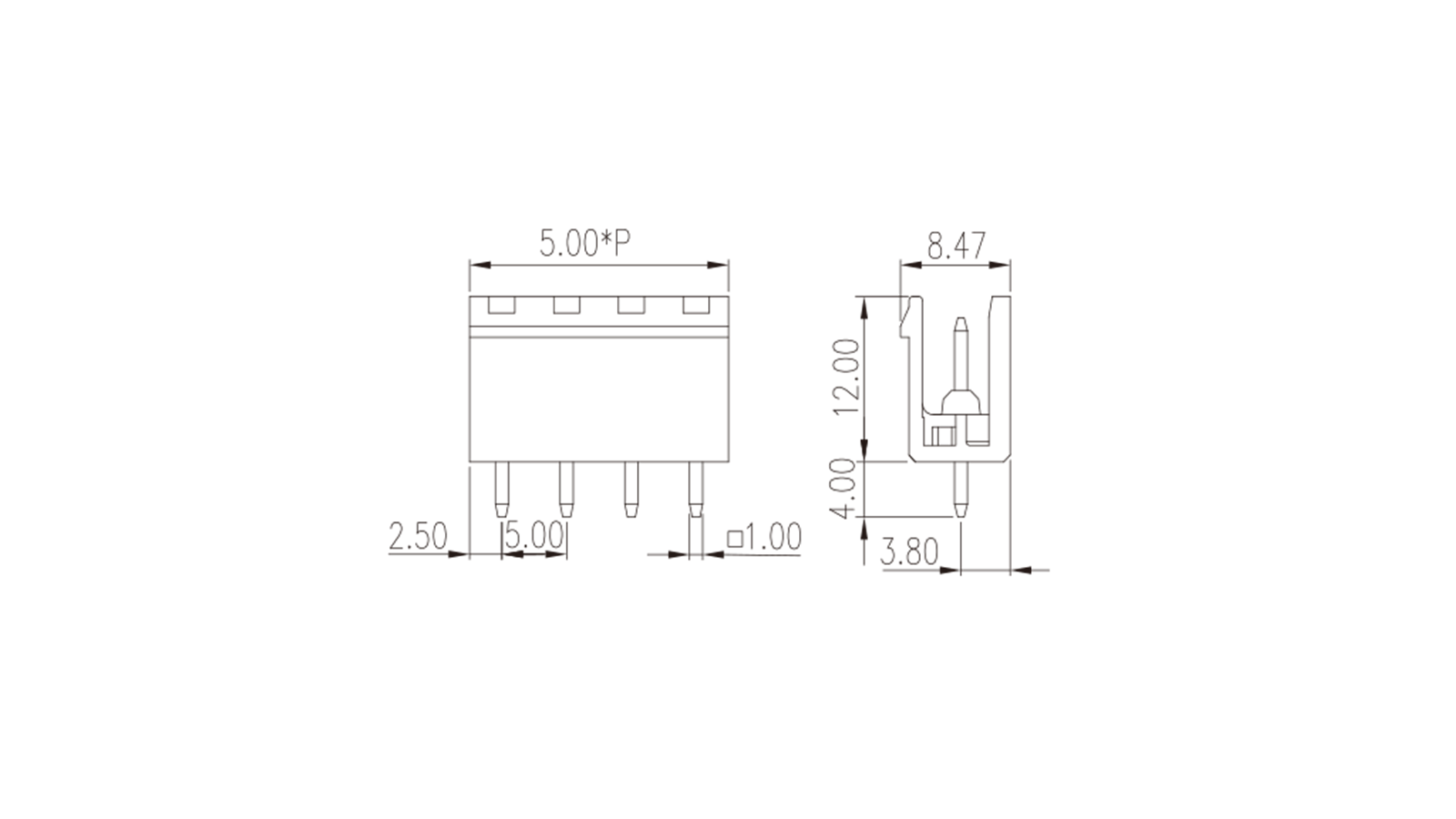 PCB Leiterplatten-Anschlussbuchse 5EHDV-xxP – Bild 2