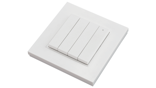 ZIGBEE 3.0 Tastschalter, 1-4 Tasten, Wandmontage, weiss