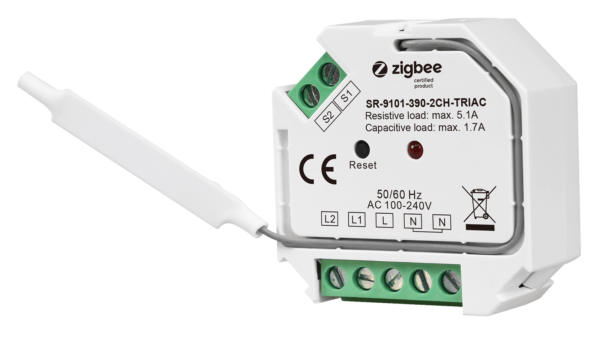 Funk-Schaltaktor ZigBee 3.0 2x 1170 W 2-fach