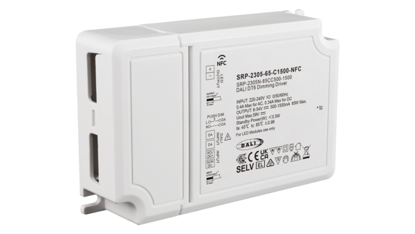 65W DALI2 DT6, AC-PUSH, Konstantstrom LED Treiber, 500-1500mA, NFC – Bild 3
