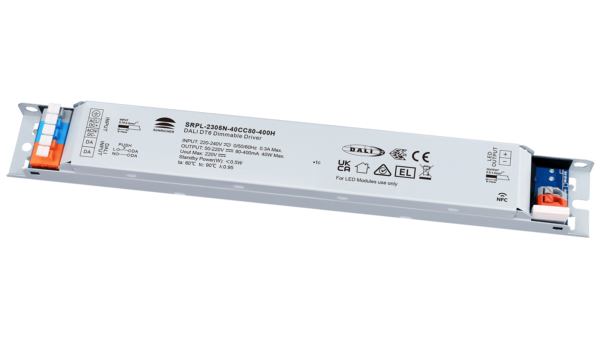 60W DALI2 DT6, AC-PUSH, Linearer Konstantstrom LED Treiber, 120-550mA, NFC, NON SELV 50-220Vdc – Bild 2