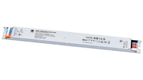 80W DALI2 DT8, AC-PUSH, Tunable white, Linearer Konstantstrom LED Treiber, 1000-2000mA, NFC – Bild 3