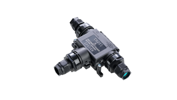 Techno T-distributor/cable socket TH211, 3-gang, 3P, D7-13.5, IP65