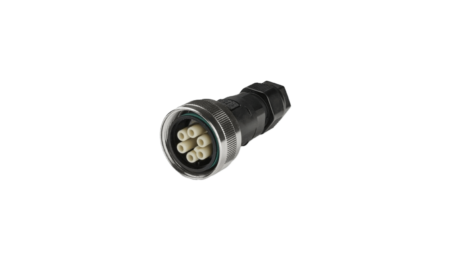 Connecteurs circulaires THB408, prise femelle, 5P, vis, D7-13.5 IP68/IP69