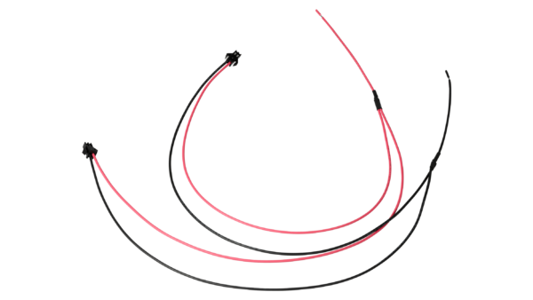 500mm Y-Kabel AWG20 rot/schwarz mit 2 Stecker – Bild 4