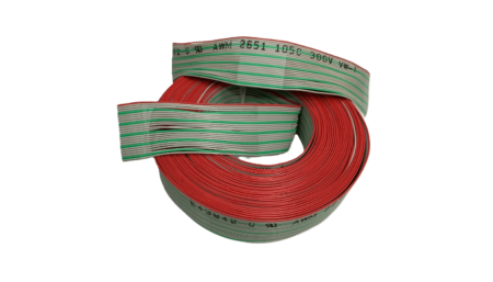 Flachbandkabel, 9-64polig, AWG 28, grau