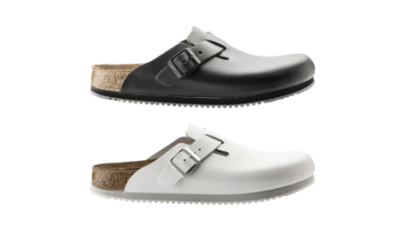 Berufsschuh  "Boston Super Grip Birkenstock", schwarz oder weiss