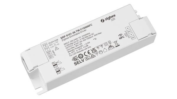 36W ZigBee 3.0, AC-PUSH, Tunable White LED TREIBER CC 350-1050mA mit NFC – Bild 2