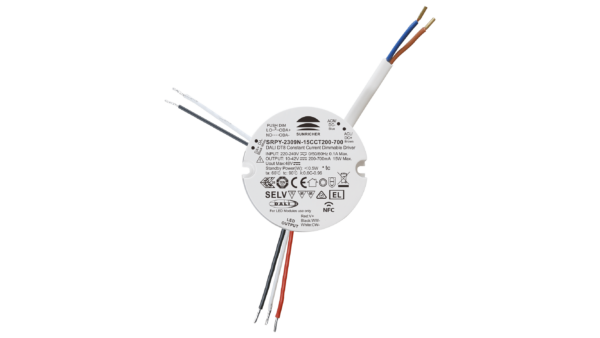 15W DALI2 DT8, Tunable white, Konstantstrom LED Treiber, 200-700mA, NFC – Bild 2