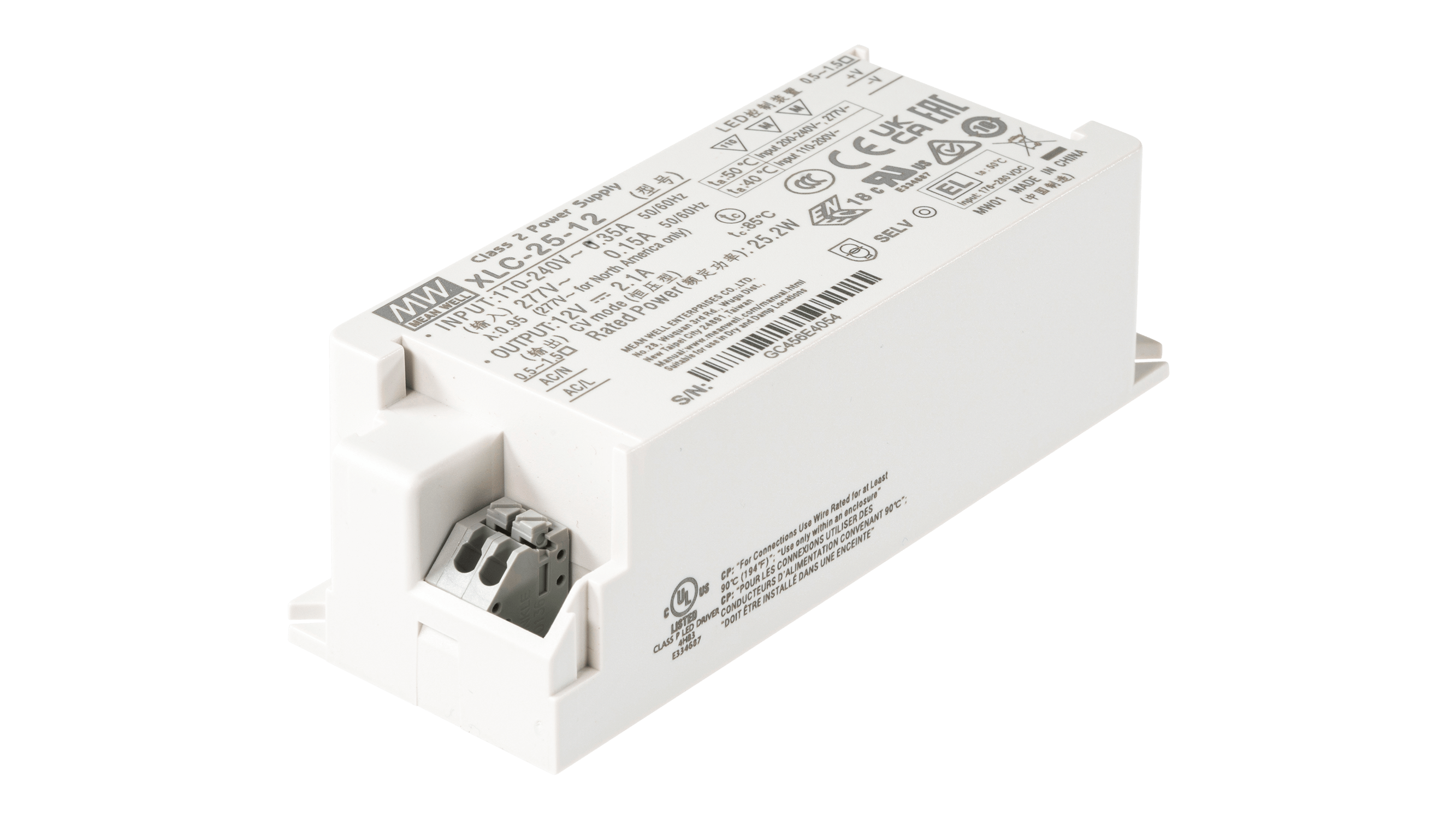 25W LED Betriebsgerät 12V/2.1A
