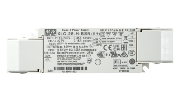 25W LED Betriebsgerät 300mA bis 1050mA/9V...54V, 3in1 dimming, Independent, NFC – Bild 2