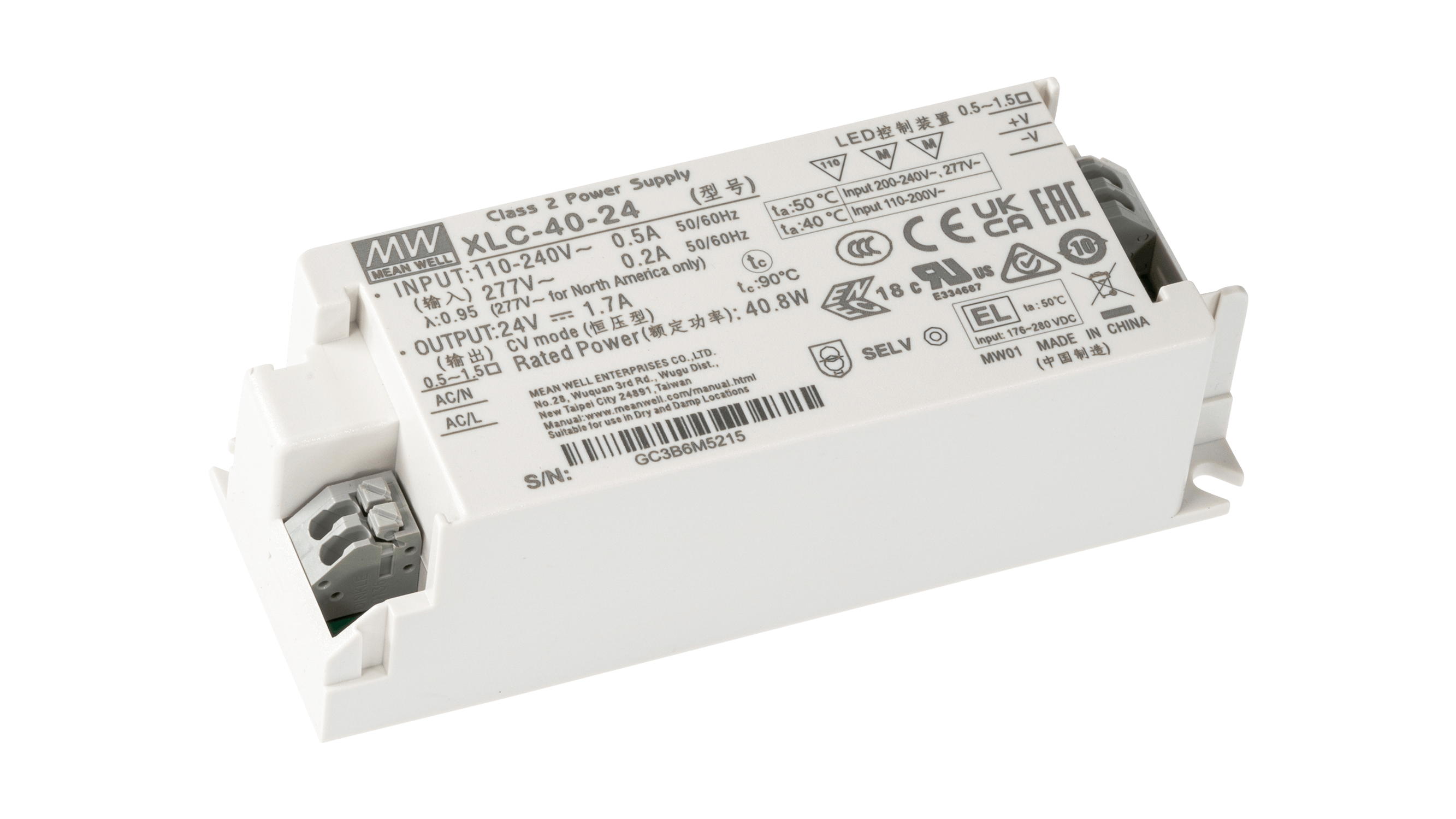 40W LED Betriebsgerät 24V/1.7A