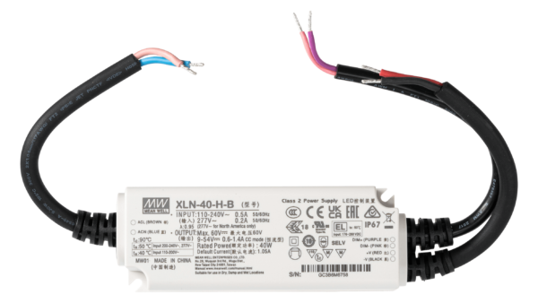 40W LED Betriebsgerät 600...1400mA/9V...54V, 3in1 dimming, NFC – Bild 2