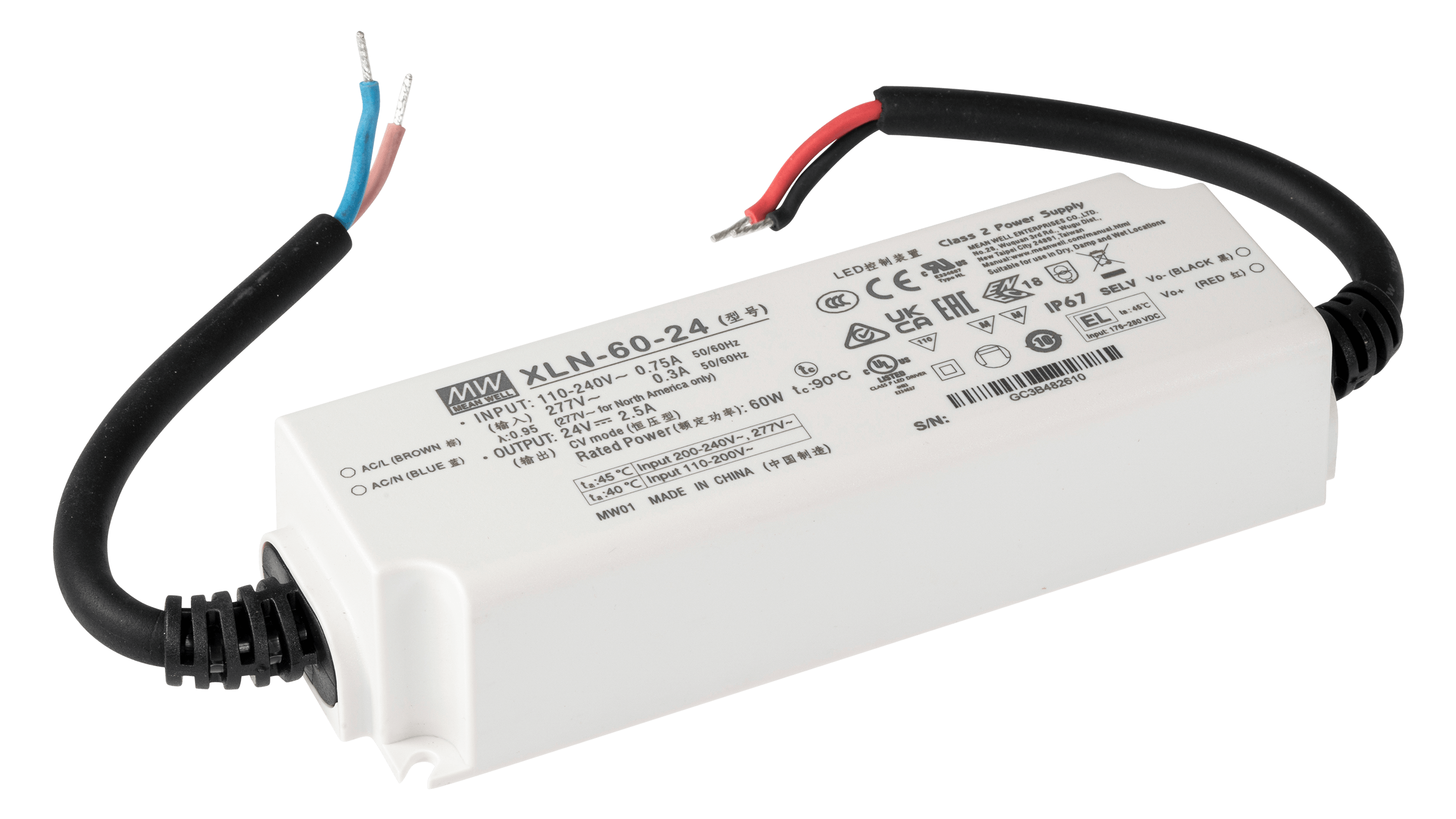 60W LED Betriebsgerät 48V/1.25A